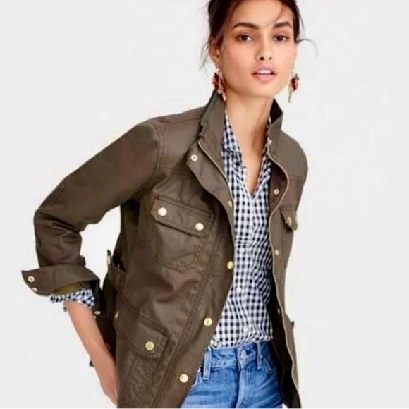 ☀️ J. CREW Relaxed Boyfriend Field Jacket - Picture 2 of 15